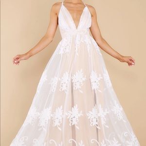 In Any Event White Maxi Dress